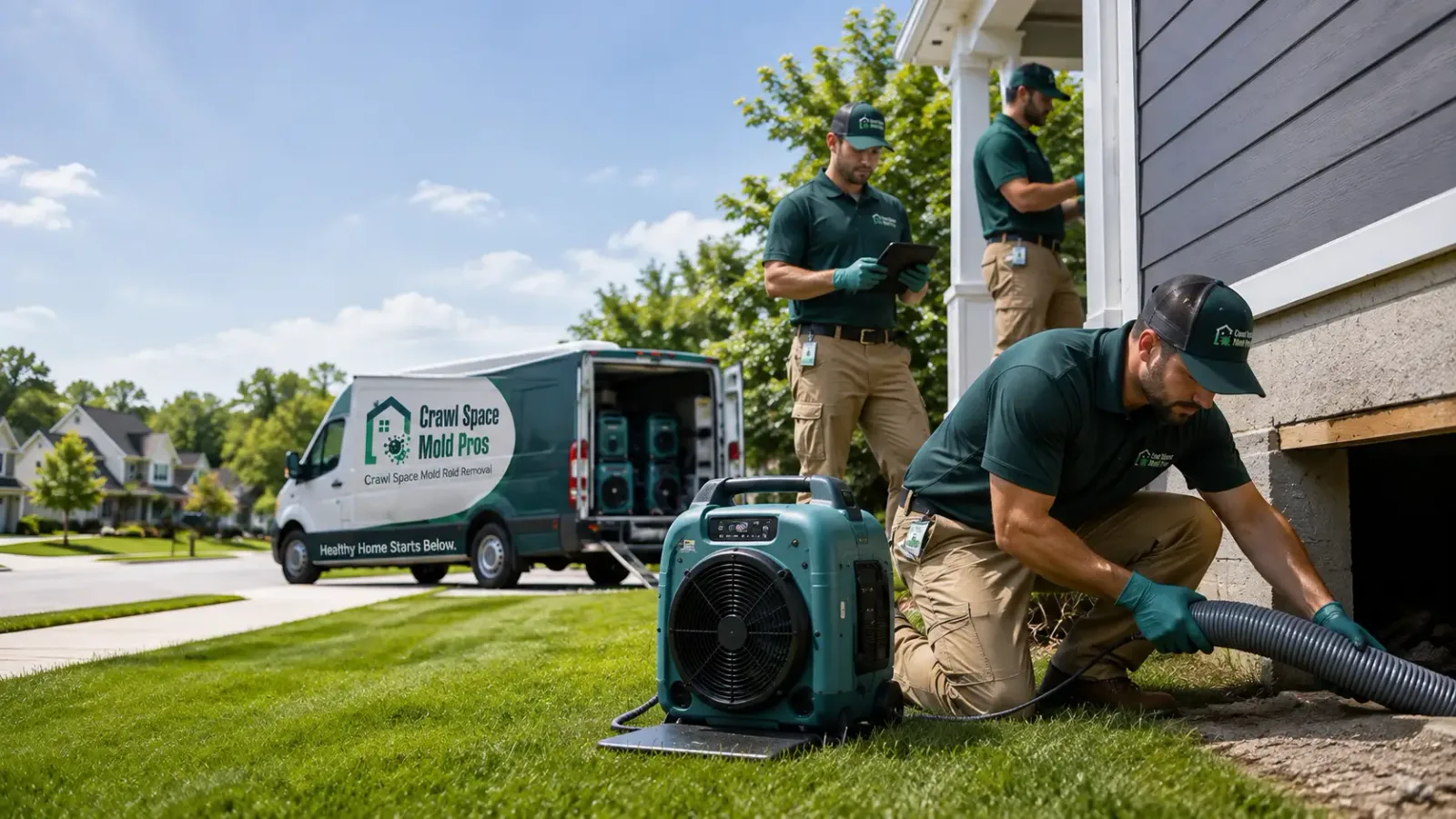 Crawl Space Mold Removal in Byfield, MA